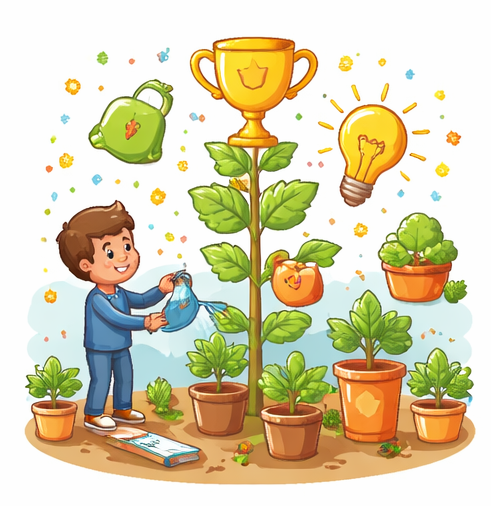 تربیت اور نشونما کی عکاسی کرتی ایک خوبصورت تصویر